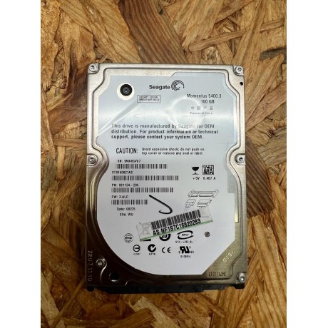 Disco Rigido 160Gb Seagate SATA 2.5 Recondicionado Ref: ST9160821AS