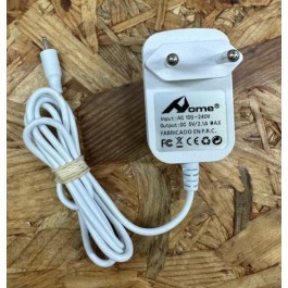 Adaptador de Carregador de Portas USB Dupla de Saída 2.1A com Cabo de Carregamento Micro USB, Branco HOCO C62A