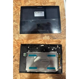 Display C/ Touch Completo / Modulo C/ Frame Preto Lenovo Tab 2 / Lenovo A10-70F