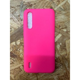 Capa de Silicone Rosa Fluorescente Xiaomi Mi CC9 / Xiaomi 9 Lite