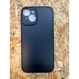 Capa de Silicone Preta C/ Proteção de Camera iPhone 14