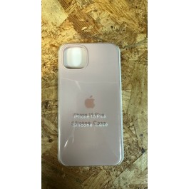 Capa Silicone Apple iPhone 15 Plus Preta