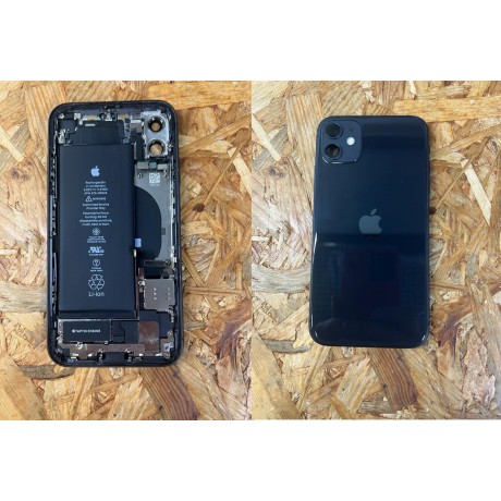 Chassi C/ Componentes Preto Iphone 11 / Iphone A2221 Recondicionado