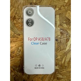 Capa de Silicone Transparente Ultrafina Oppo A78 5G / Oppo A58 5G / Oppo A58X 5G