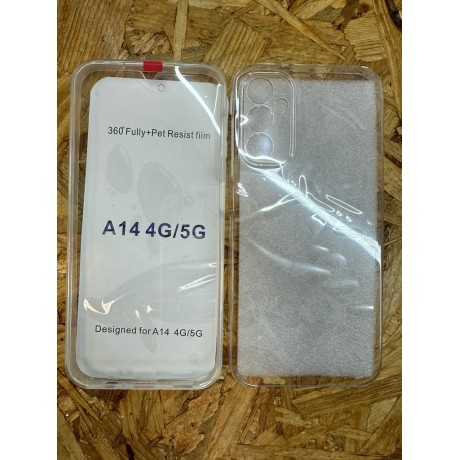 Capa de Silicone 360 Transparente Samsung A14 4G / Samsung A14 5G