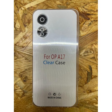 Capa de Silicone Transparente Ultrafina Oppo A17 / Oppo A17K