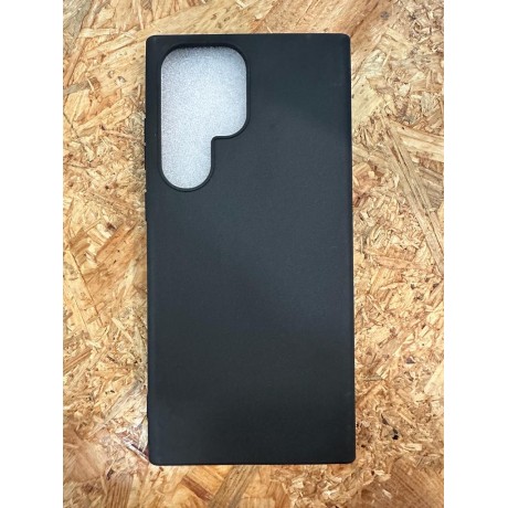 Capa de Silicone Preta Samsung S23 Ultra / Samsung SM-S918B