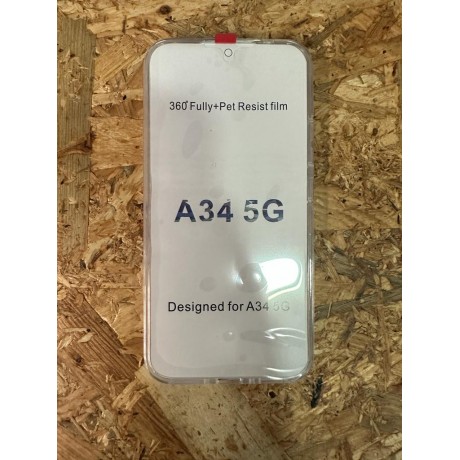 Capa de Silicone 360 Transparente Samsung A34 5G / Samsung SM-A346E
