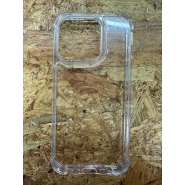 Capa de Silicone Transparente Rigida Iphone 15 Pro