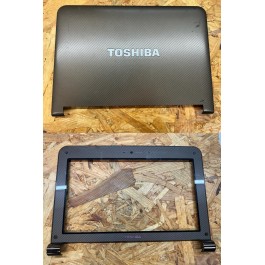 Back Cover & Bezel Toshiba NB200-10Z Recondicionado Ref : FA081000800 / K000071850
