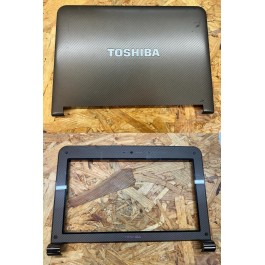 Back Cover & Bezel Toshiba NB200-10Z Recondicionado Ref : FA081000800 / K000071850