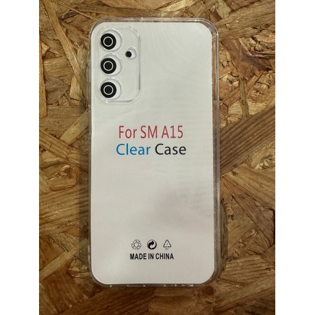 Capa de Silicone Transparente Ultrafina Samsung A15 / Samsung SM-A155F