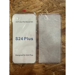 Capa de Silicone Transparente 360 Samsung S24 Plus / Samsung SM-S926B