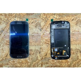 Módulo Display & Touch C/ Frame Samsung Galaxy S3 / Samsung i9305 Cinza Compativel