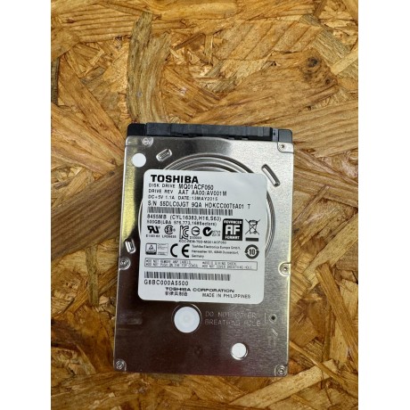 Disco Rigido 500GB Toshiba SATA 2.5 Recondicionado Ref: MQ01ACF050