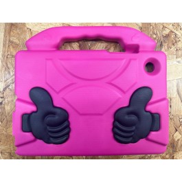 Capa de Silicone Rigida P/ Crianças Rosa Samsung Tab A8 10.5" / Samsung SM-X200