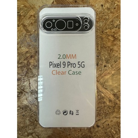Capa de Silicone Transparente Rigida Google Pixel 9 Pro 5G
