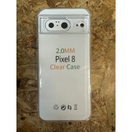 Capa de Silicone Transparente Rigida Google Pixel 8
