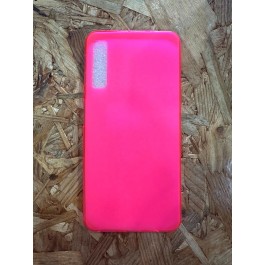 Capa de Silicone Rosa Florescente Samsung Galaxy A7 2018 / Samsung SM-A750F