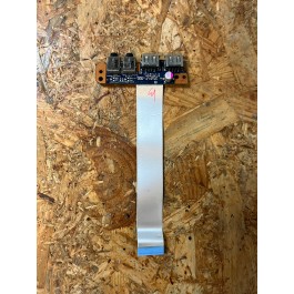 USB Board C/ Jack de Audio Toshiba Satellite A660 Recondicionado Ref: LS-6064P