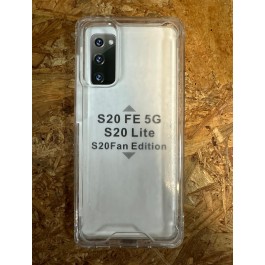 Capa de Silicone Transparente Rigida Samsung S20 FE / Samsung SM-G780F