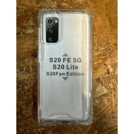 Capa de Silicone Transparente Rigida Samsung S20 FE / Samsung SM-G780F
