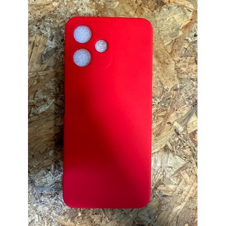 Capa de Silicone Vermelha Xiaomi Redmi 12 5G / Xiaomi 23076RN4BI