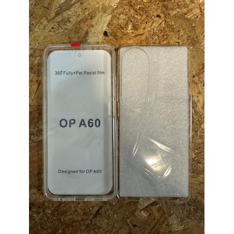 Capa de Silicone 360 Transparente Oppo A60 / Oppo CPH2631