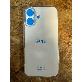 Capa de Silicone Transparente iPhone 16