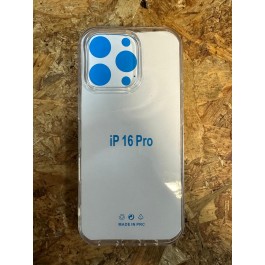 Capa de Silicone Transparente iPhone 16 Pro