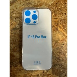 Capa de Silicone Transparente iPhone 16 Pro Max