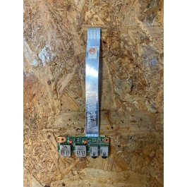 USB Board C/ Jack de Áudio Asus K53S Recondicionado Ref: 69N0KDB10G01