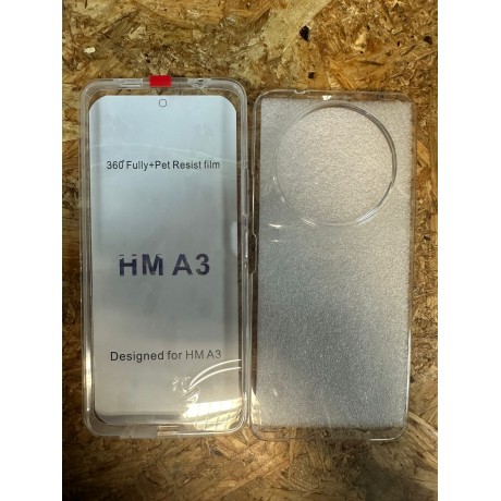 Capa de Silicone 360 Transparente Xiaomi Redmi A3 / Xiaomi 23129RN51X
