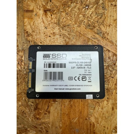 Disco SSD Goodram 480GB 2.5" CL100 Gen.3 SATA III - SSDPR-CL100-480-G3