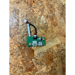 USB Board C/ Conector de Carga Asus X401U Recondicionado Ref: 60-N40I01000-(001)