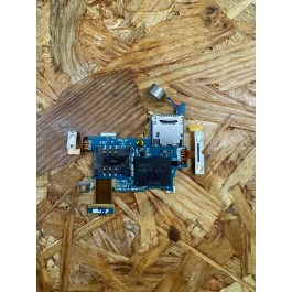 PCB C/ Slot SIM & Memoria C/ Botão ON/OFF & Volume Samsung i8000 / Samsung Omnia II Original