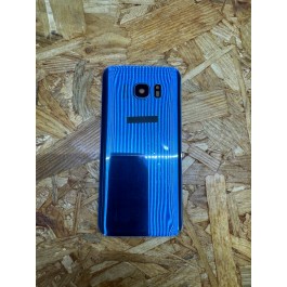 Tampa de Bateria Samsung S7 Edge / Samsung G935 Azul Compativel