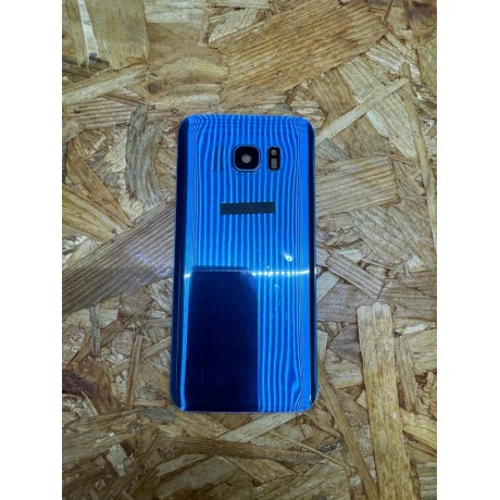 Tampa de Bateria Samsung S7 Edge / Samsung G935 Azul Compativel