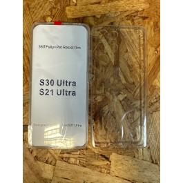Capa de Silicone 360 Transparente Samsung S30 Ultra / Samsung S21 Ultra