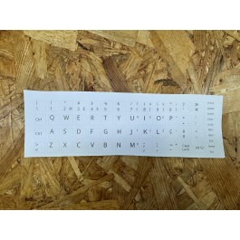 Etiqueta / Autocolante Para Teclado 13 x 14 Layout PT em Rosa