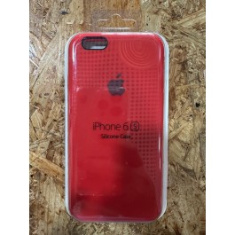 Capa Silicone Apple iPhone 6S Vermelha