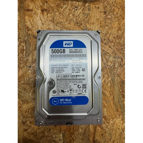 Disco Rigido 500GB WD SATA 3.5 Recondicionado Ref: WD5000AZLX