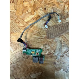 Placa USB Board C/ Conector de Carga HP Pavilion DV6000 Recondicionado Ref : 34AT8DB0025