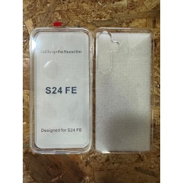 Capa de Silicone Transparente 360 Samsung S24 FE / Samsung SM-S721B