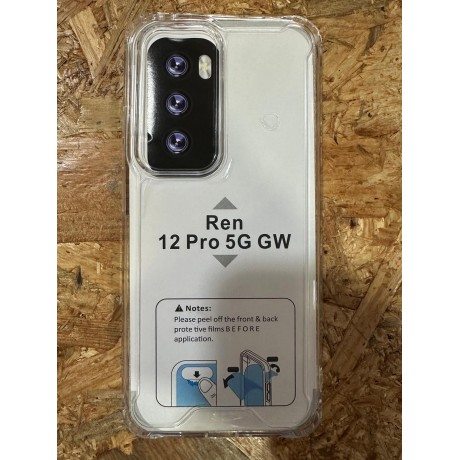 Capa de Silicone Transparente Rigida Oppo Reno 12 Pro 5G / Oppo CPH2629