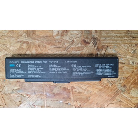 Bateria Sony PCG-6E1M Recondicionado Ref: VGP-BPS2 (NÃO SABEMOS AUTONOMIA)