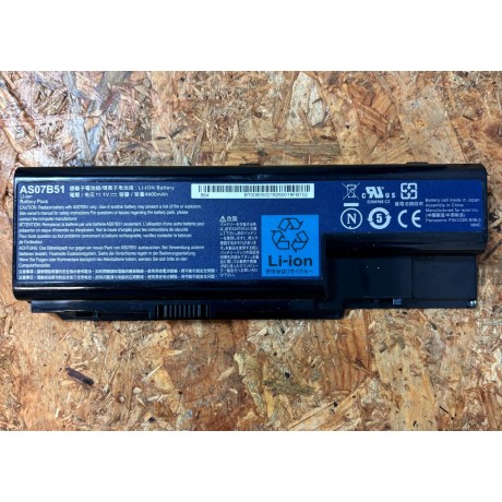 Bateria Acer Aspire 5530 Series Recondicionado Ref: AS07B51 ( NÃO SABEMOS AUTONOMIA )