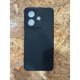 Capa de Silicone Preta Oppo A40 4G / Oppo A40M / Oppo A3X 5G / Oppo A3X 4G / Oppo A3 5G / Oppo A3