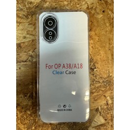 Capa de Silicone Transparente Oppo A38 / Oppo A18