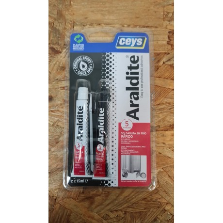 Cola Para Soldadura em Frio Fixagem Rápida Araldite